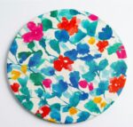 Plato de Sitio Acuarela de Verano - Colores vivos y modernos