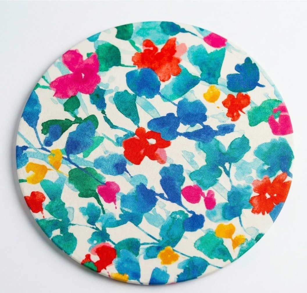 Plato de Sitio Acuarela de Verano - Colores vivos y modernos
