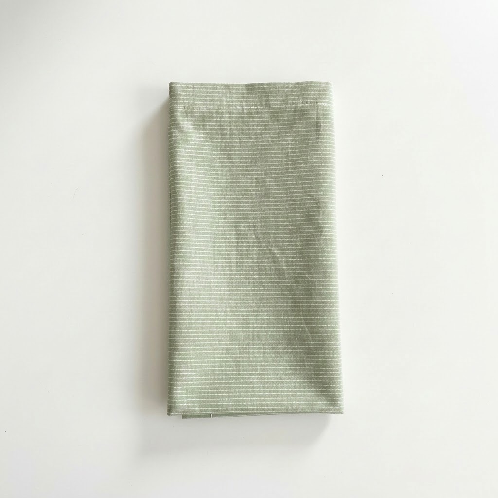 Servilletas Algodón Pima Verde Agua | Mesa Elegante y con Estilo